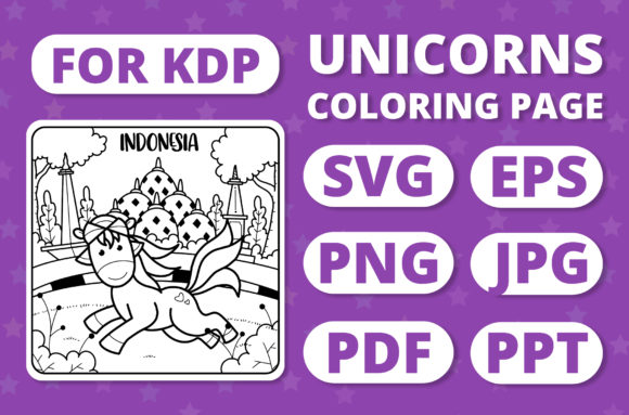 A Designer's Review: Traveling Unicorns - Coloring Page Graphics