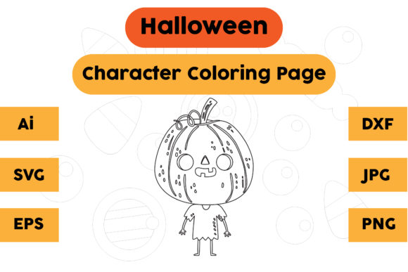 A Halloween Character Graphics Asset for Creative Branding