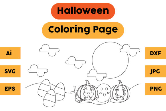 A Seller's Review of Halloween Coloring Page 77 Graphics