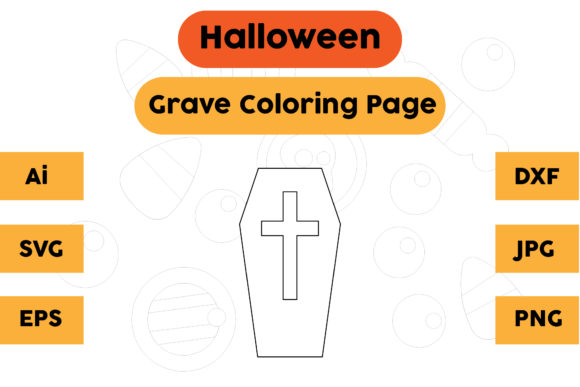 Crafting Review: Grave 09 Halloween Graphics & Coloring Pages