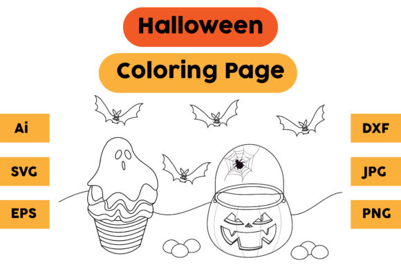 Crafting with Halloween Coloring Page 62 Graphics