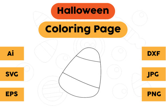 Halloween Coloring Page Graphics for Authentic Local Branding