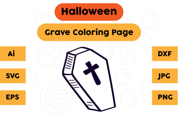 Halloween Coloring Page Graphics for Seasonal Branding